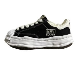 MMY Blakey retro-style black and white shoes