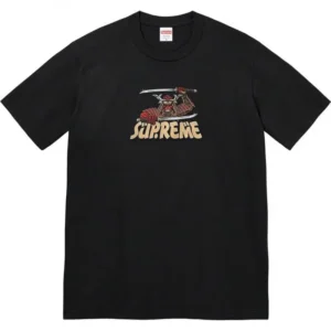 Supreme Samurai Style Black T-Shirt