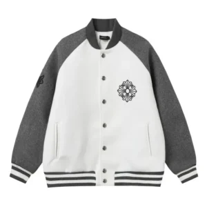 Chrome Hearts Retro Black and White Baseball Uniform