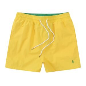 Ralph Lauren's minimalist style yellow shorts