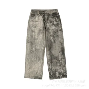 ACNE tie-dye style jeans