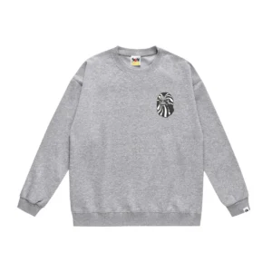 BAPE Ape Head Trendy Brand Gray Sweatshirt