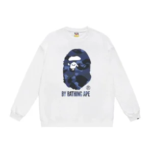 BAPE Ape Head Casual White Sweatshirt