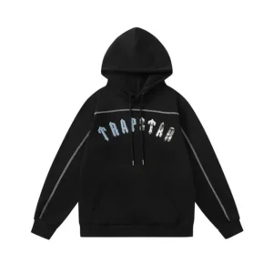 Trapstar Letter Style Black Sweatshirt