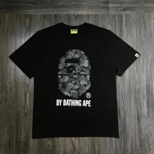 BAPE Ape Head Camouflage Style Black T-shirt
