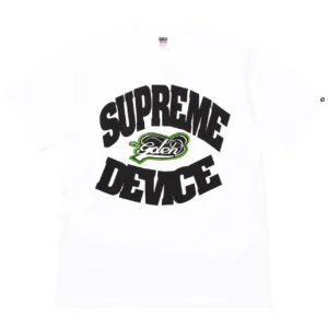 Supreme - printed trendy brand white T - shirt