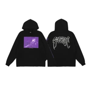 Revenge dark style purple hoodie
