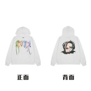 Revenge graffiti dark style white sweatshirt
