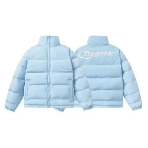 Trapstar Light Blue Trendy Brand Down Jacket