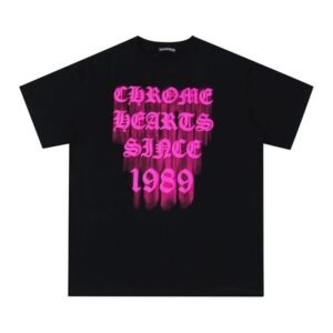 Chrome Hearts 1989 Dark Style Black T-shirt