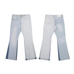 Gallery Dept. patchwork style light blue jeans