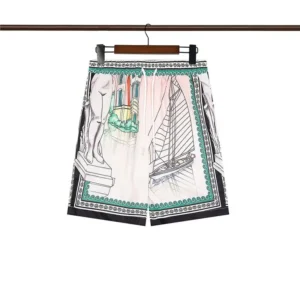 Casablanca printed retro shorts