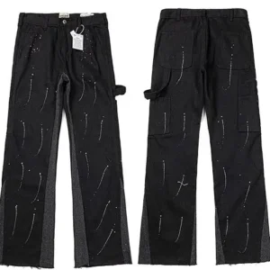 Gallery Dept Trendy and Cool Style Black Long Pants