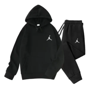 Air Jordan sporty black suit set