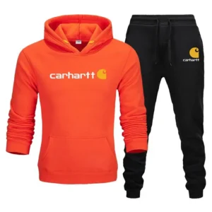 Carhartt simple style orange and black suit