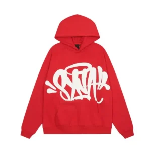 SynaWorld Graffiti Style Red Hoodie