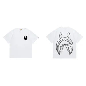 BAPE Shark Series Simple White T-shirt