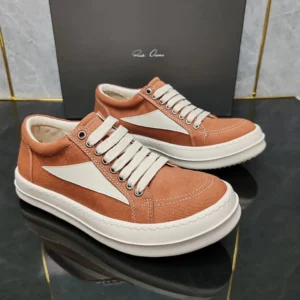 RQROK retro-style orange canvas shoes
