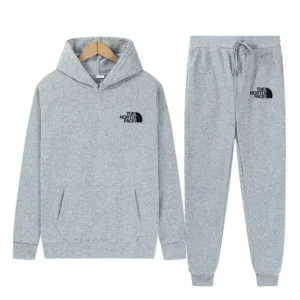 The North Face basic gray sweatshirt set
