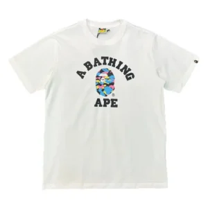 BAPE Camouflage Trendy White T-shirt