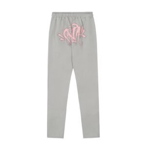 SynaWorld graffiti-style light gray sweatpants