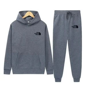 The North Face casual grey sweatshirt set