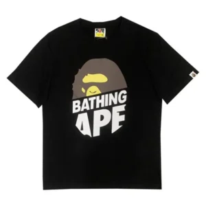 BAPE Ape Head Simple Style Black T-shirt