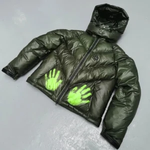 Mertra Fluorescent Print Trendy and Cool Style Down Jacket