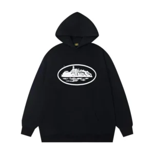 Corteiz Simple and Trendy Black Hoodie