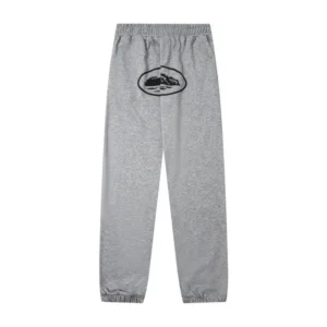 Corteiz Crocodile Grey Sweatpants