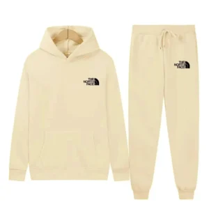 The North Face minimalist style off-white suit