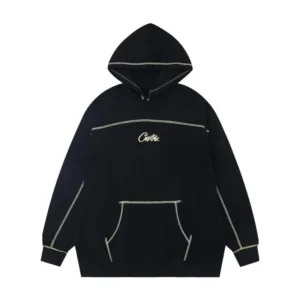 Corteiz Classic Style Black Hoodie