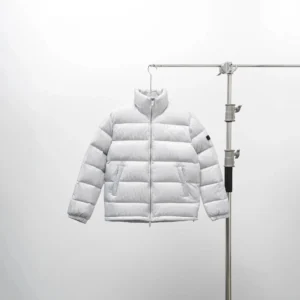 Dior's classic stylish white down jacket