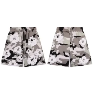 DENIM TEARS camouflage-style shorts