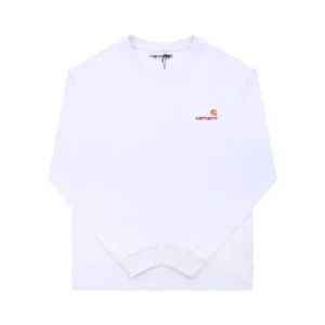 Carhartt simple style white sweatshirt