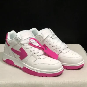 OFF white pink trendy brand sports shoes