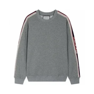 GUCCI Vintage-inspired Grey Sweatshirt