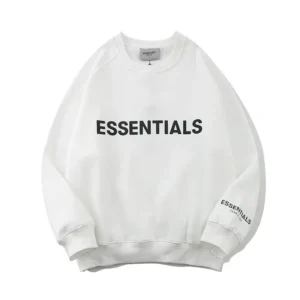 ESSENTIALS Minimalist White Sweatshirt