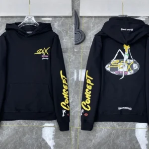 Chrome Heart Street Style Black Sweatshirt