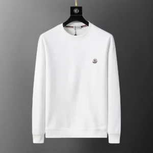 Moncler Classic Minimalist White Hoodie