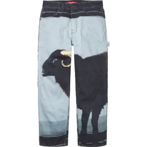 Supreme Animal Print Jeans
