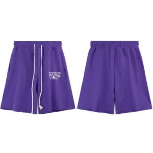 DENIM TEARS Minimalist Purple Shorts