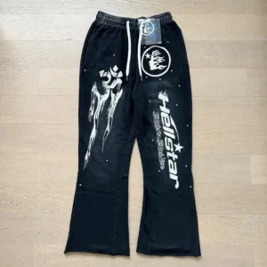 Hellstar Dark Trend Black Trousers