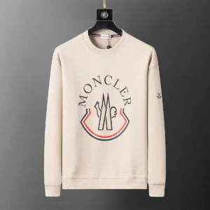 Moncler Classic Casual Beige Hoodie