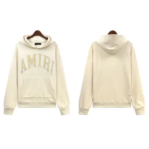 AMIRI Letter Print Off-White Sweatshirt