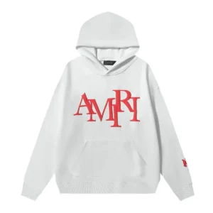AMIRI Letter Print Streetwear Hoodie
