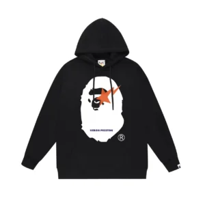 BAPE Star-Print Vintage Black Sweatshirt