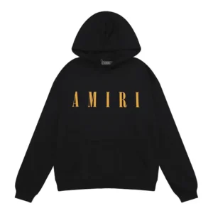 AMIRI Minimalist Black Sweatshirt