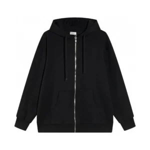 CELINE Basic Minimalist Black Hoodie