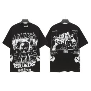 Hellstar retro-style black T-shirt